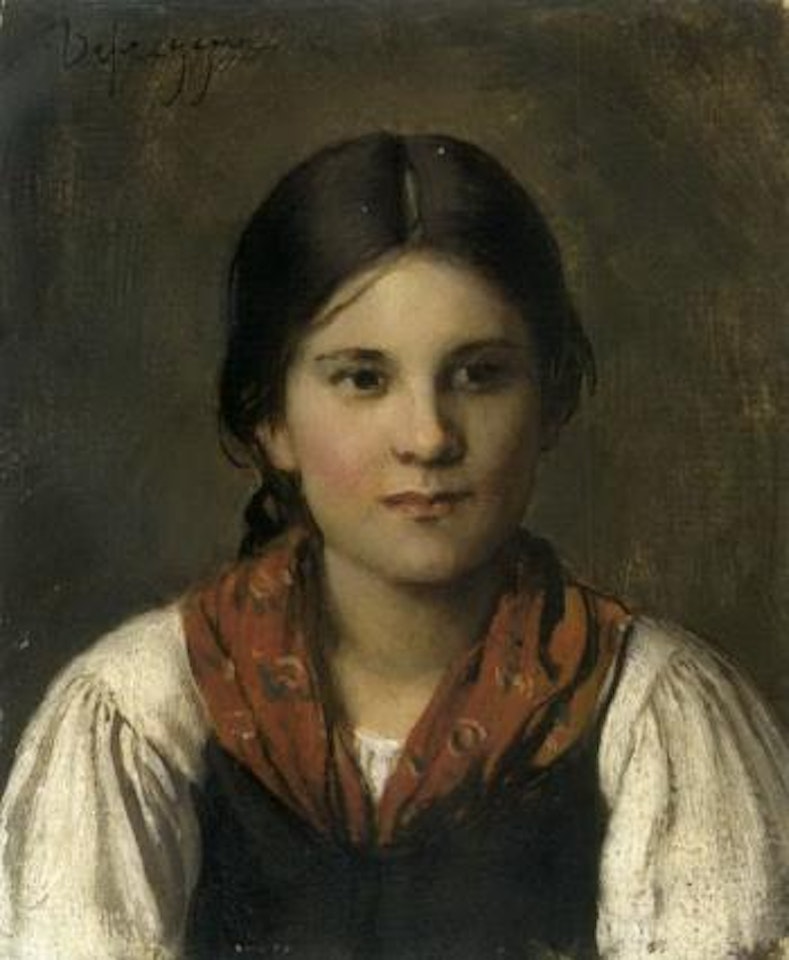 Young girl by Franz von Defregger
