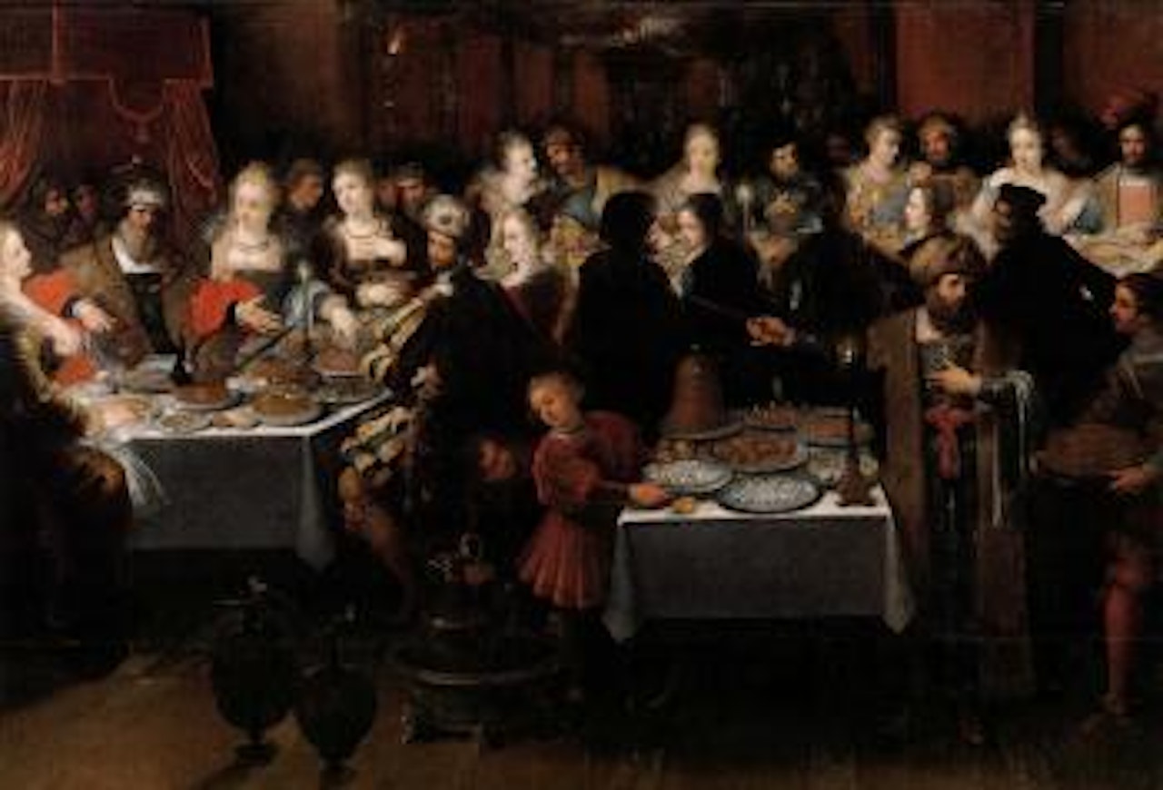 Belshazzar's feast by Frans Francken II