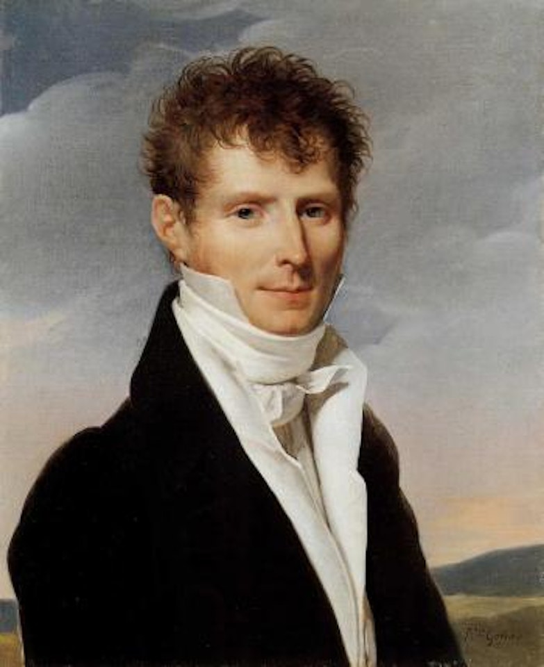 Portrait of a gentleman, in a landscape by François Gérard