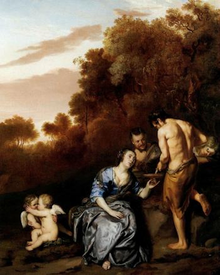 Landscape with nymph and satyrs by Jacob van Loo