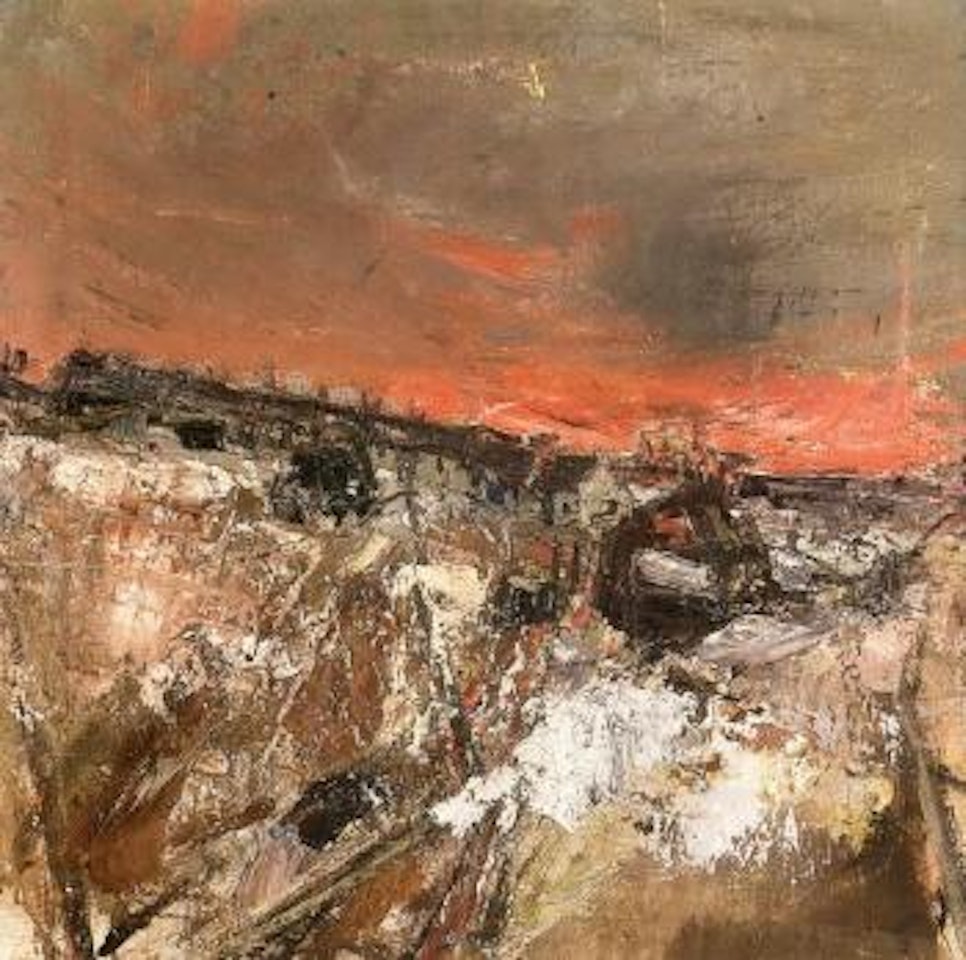 February sunset by Joan Eardley