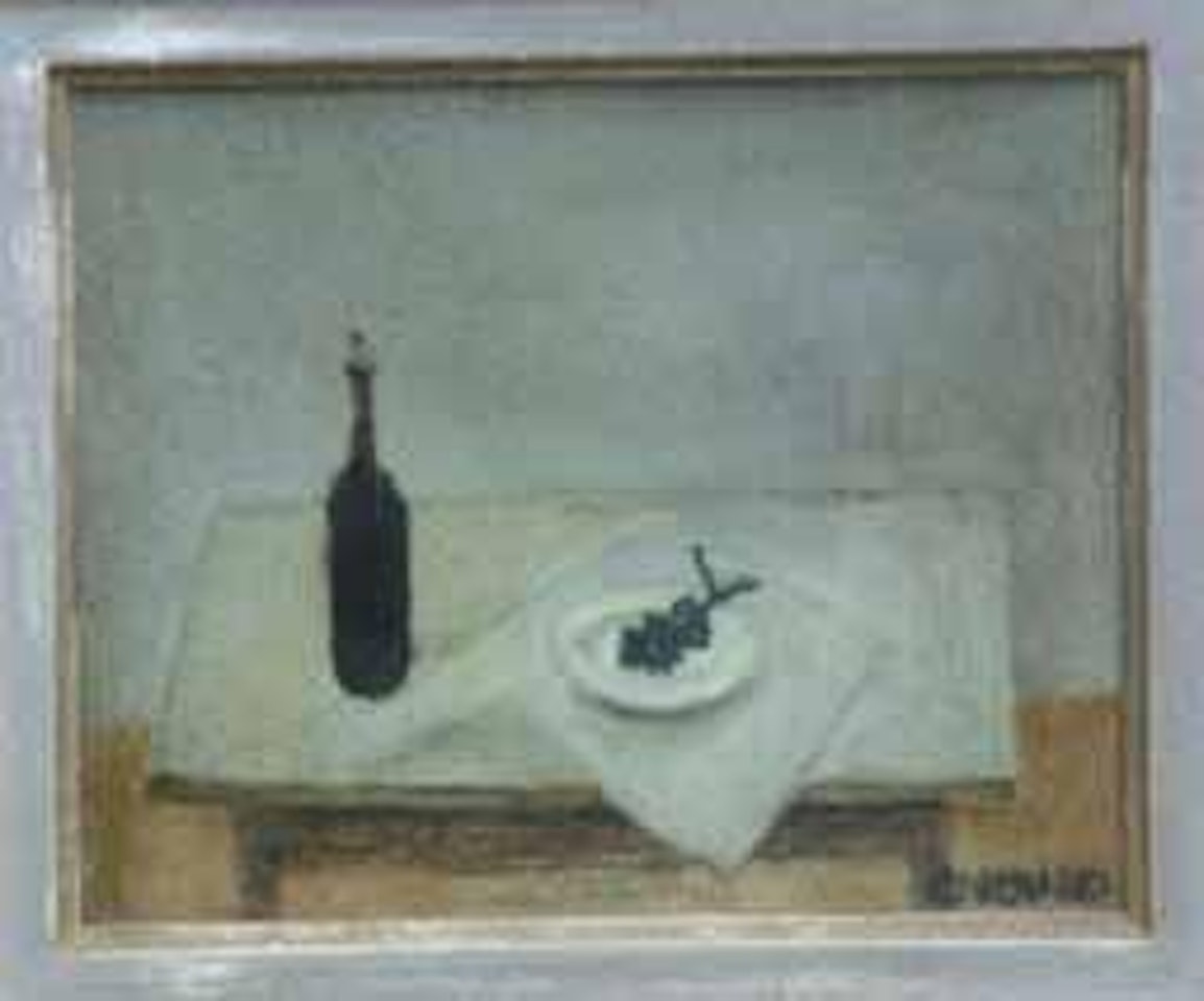 Nature morte a la bouteille by Claude Venard