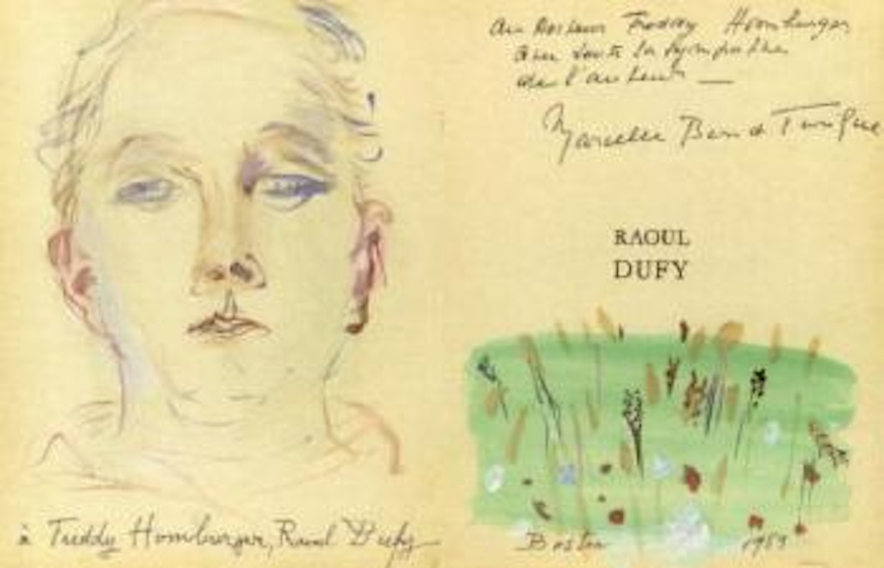 Portrait de Freddy Homburger by Raoul Dufy