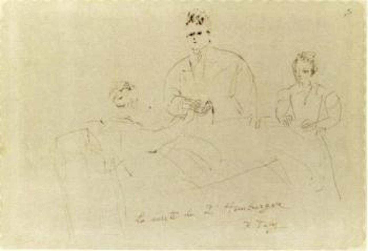 La visite de Dr Homburger by Raoul Dufy