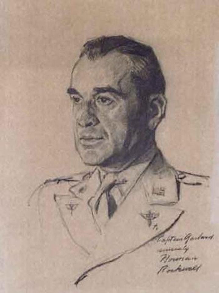 Portrait of Captain David S Garland by Norman Rockwell
