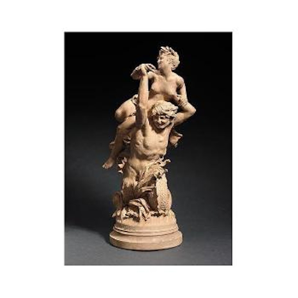 Triton and bacchante by Albert-Ernest Carrier-Belleuse