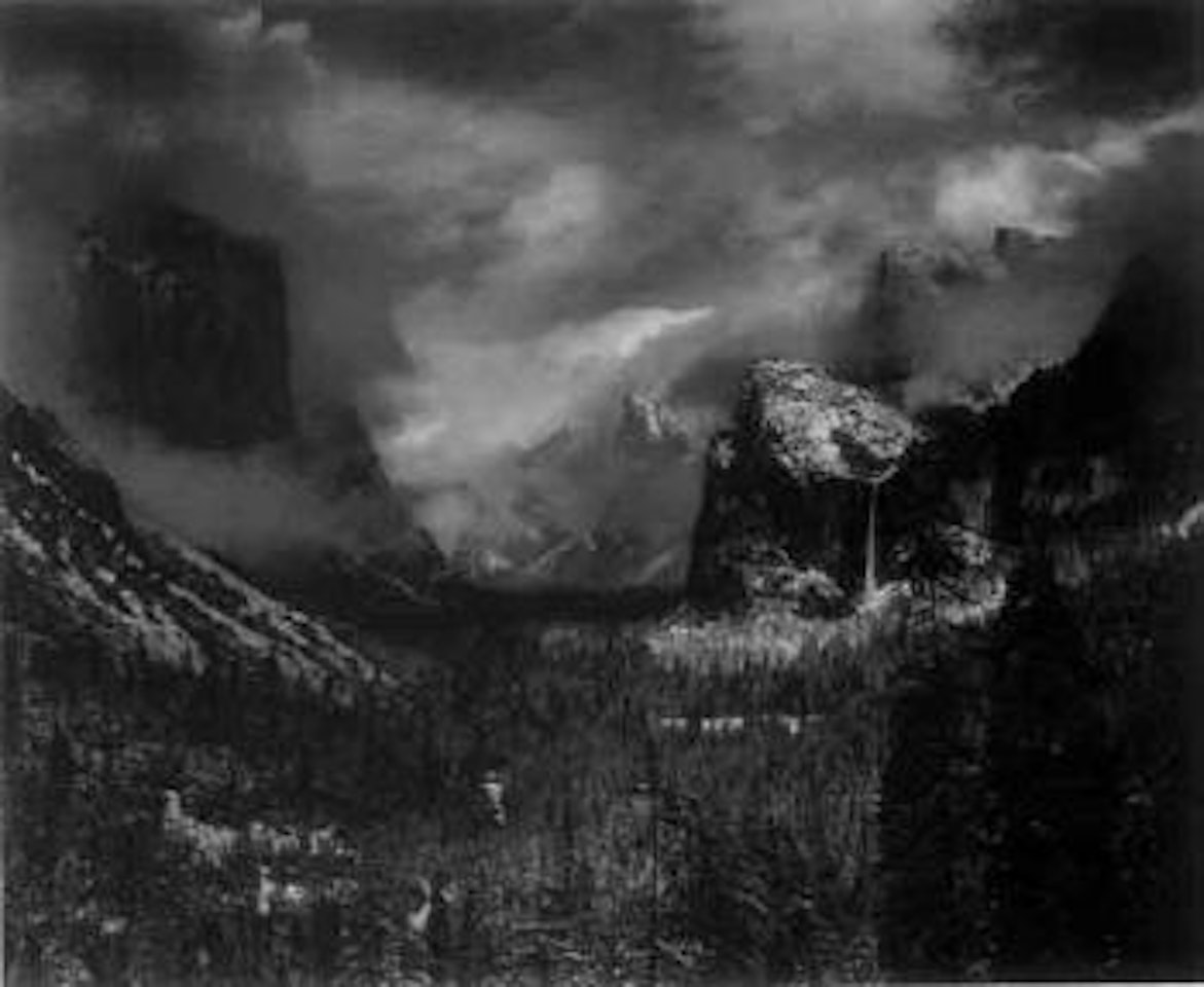 Clearing winter storm by Ansel Adams