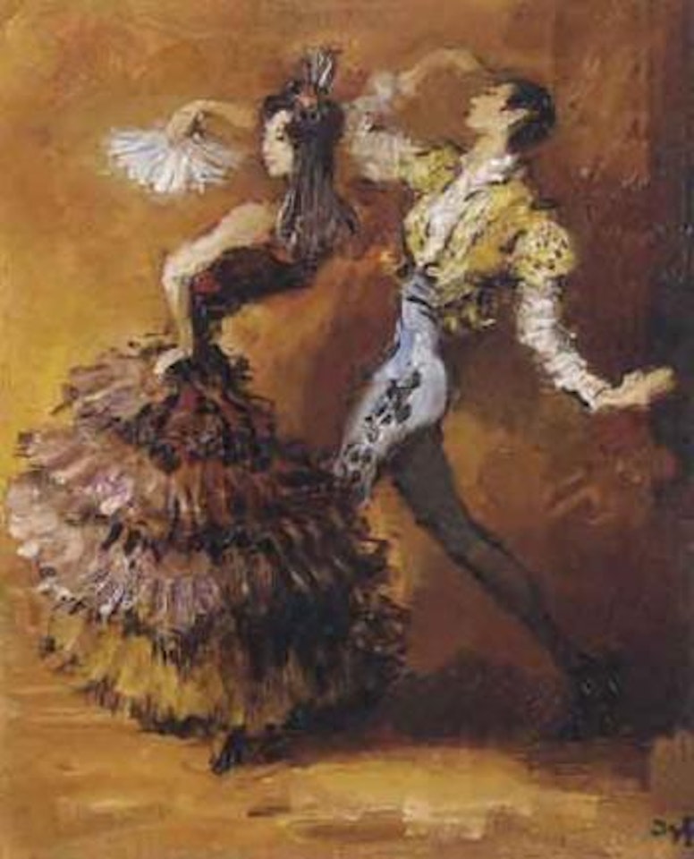 Danseurs de flamenco by Marcel Dyf