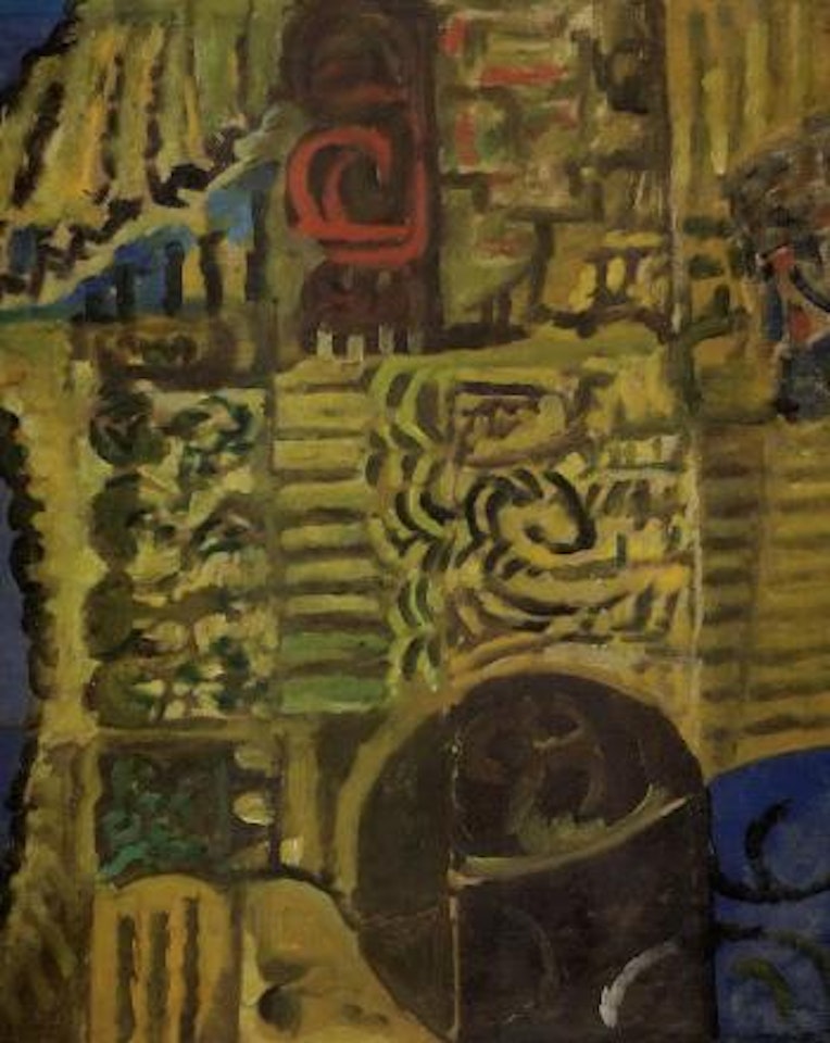 Composition in green by Francisco Bores