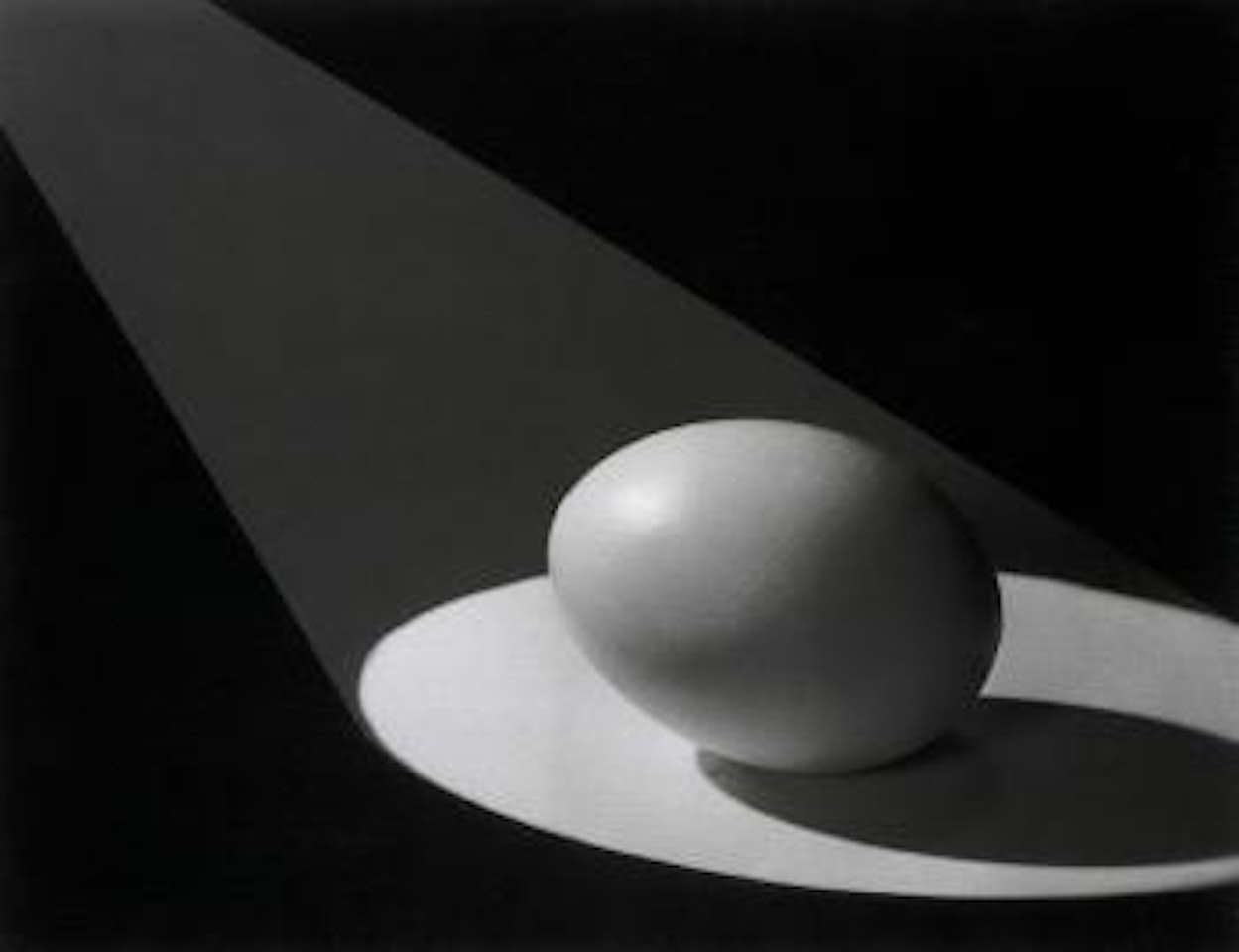 Egg in spotlight by Paul Outerbridge