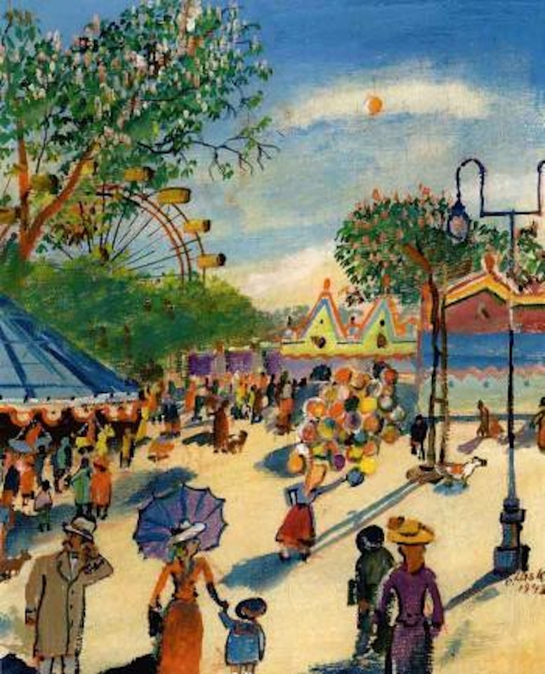 Vienna, Prater by Oskar Laske