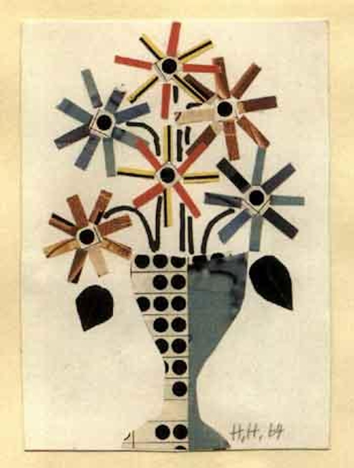 Still life of flowers by Hannah Höch