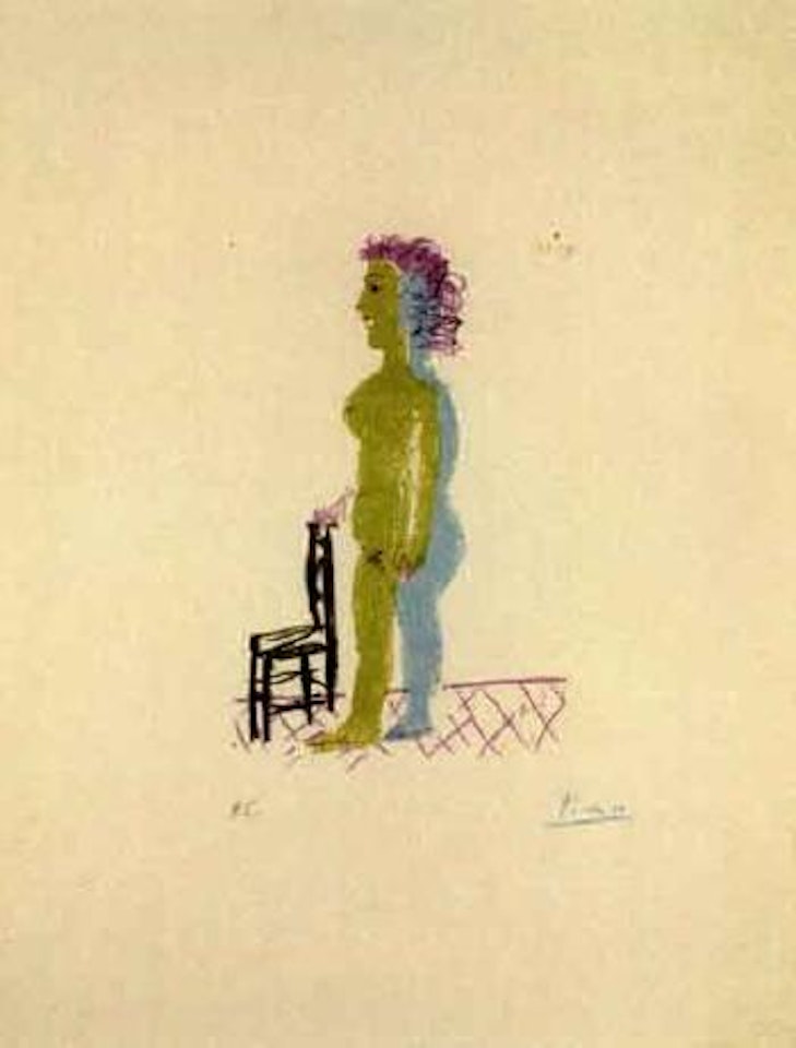 Nu a la chaise by Pablo Picasso