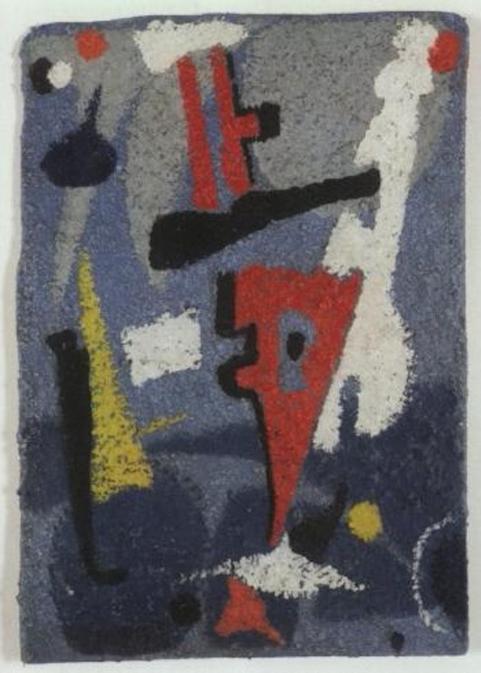 Untitled - abstract composition by Max Ackermann