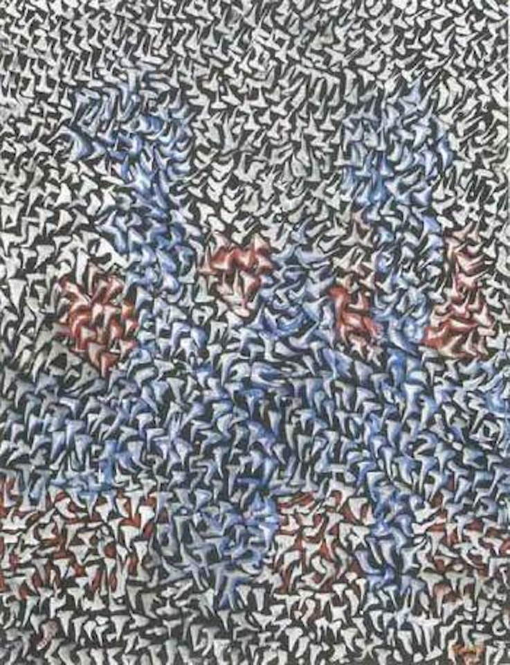 Blue interval by Mark Tobey