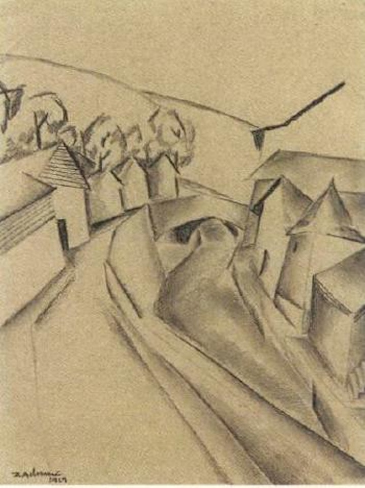 Rue de village by Ossip Zadkine