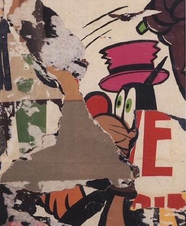 Homage to Walt Disney by Mimmo Rotella