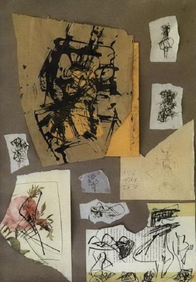 Composition by Antonio Saura