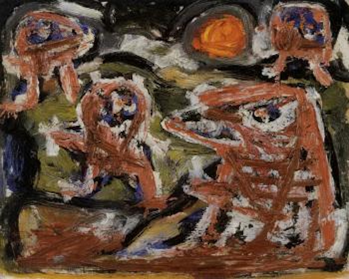 Fantasy animal, Suresnes by Asger Jorn