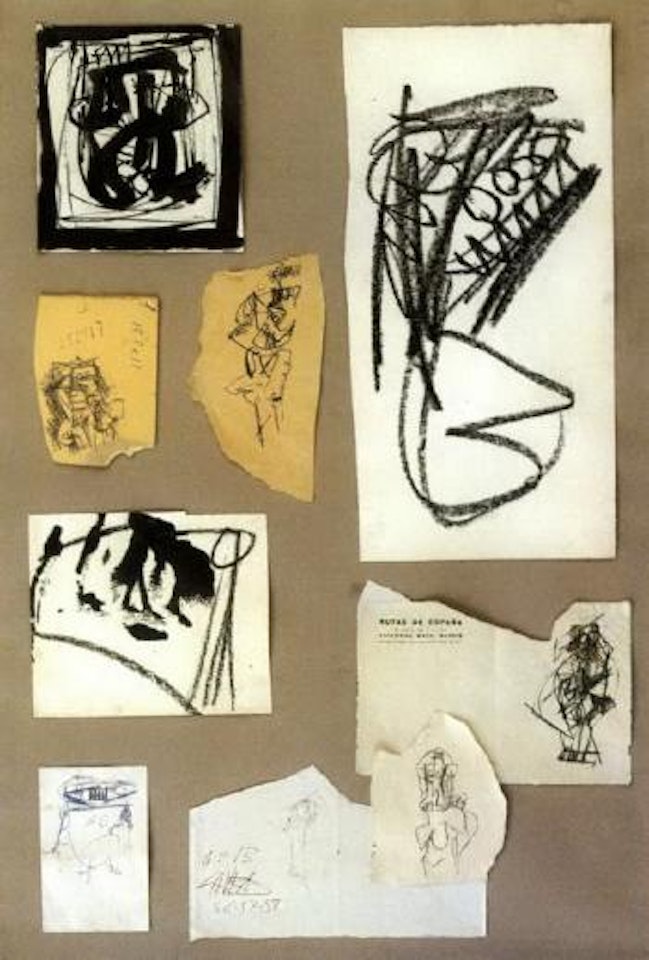 Composition no.13 by Antonio Saura