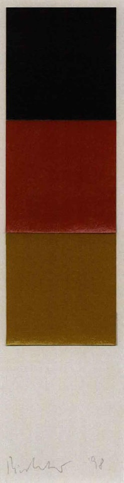 Black-red-gold by Gerhard Richter