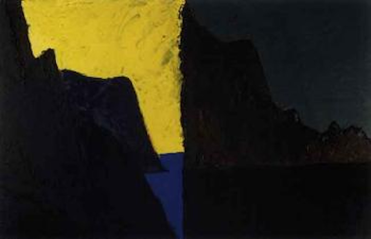 Black Rock diptych by Michael Smither