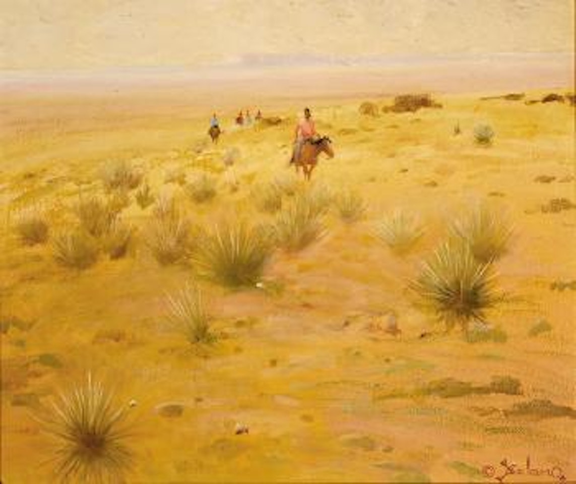 Where distance lends enchantment by Gerard Curtis Delano