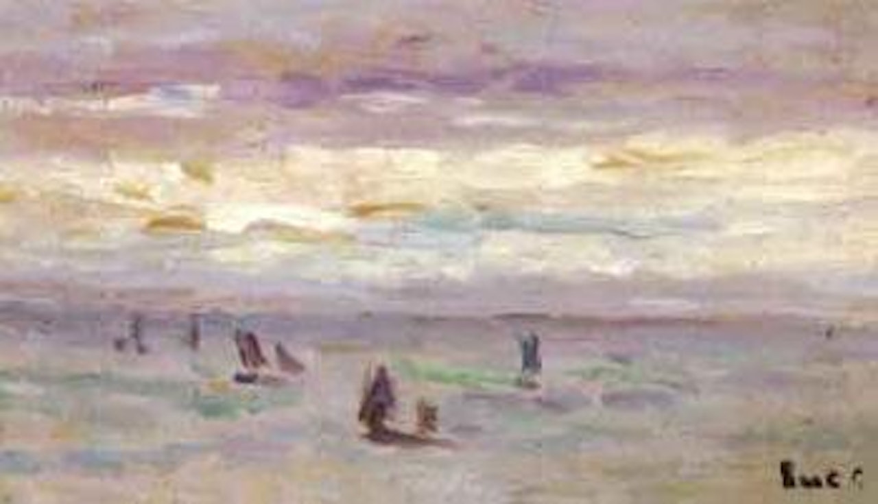 Voiliers au large d'Honfleur by Maximilien Luce