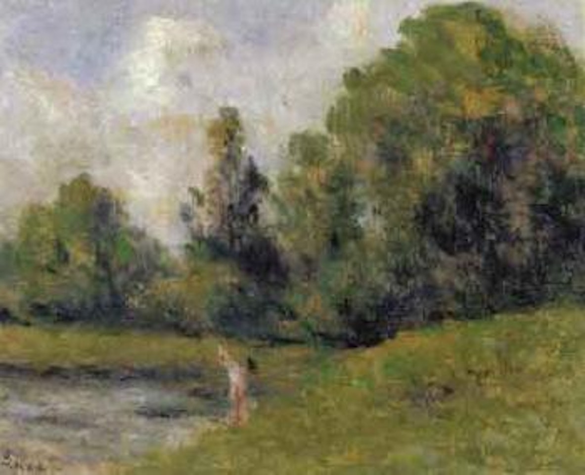 Baignade a Rolleboise by Maximilien Luce