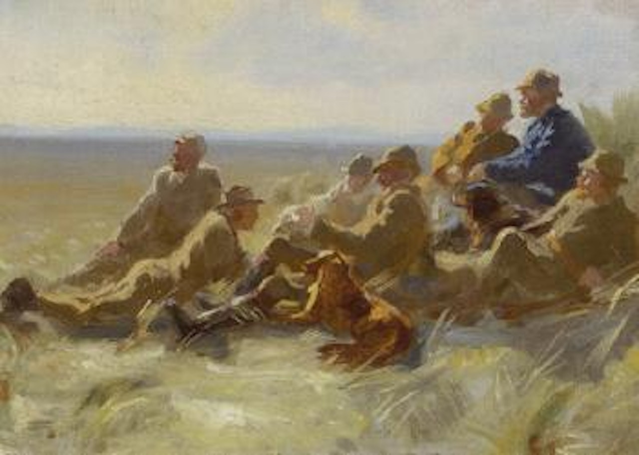 Skagen's hunters by Peder Severin Kröyer