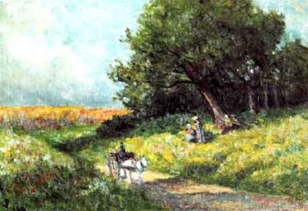 Paysage d'Ile de France by Maximilien Luce