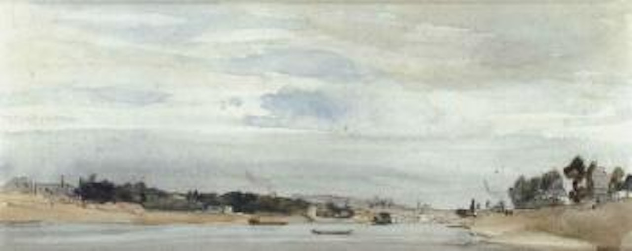 Mont Vacours, on the Seine by William Callow