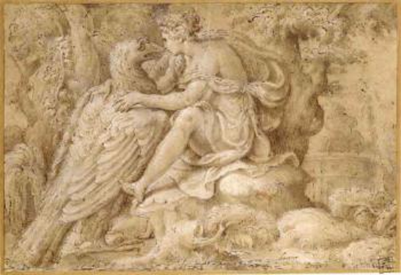 Jupiter and Astraea by Giulio Campi