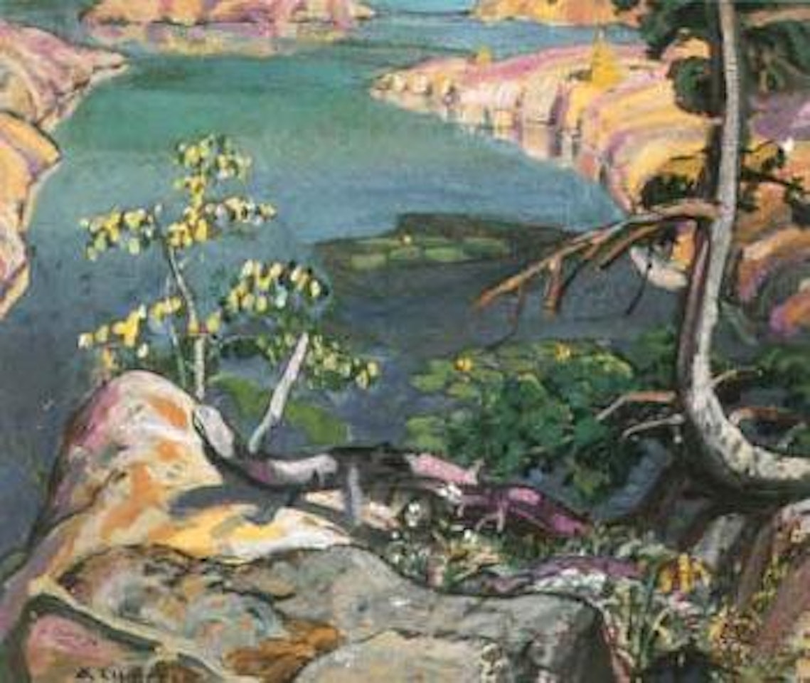 Rocky channel by Arthur Lismer