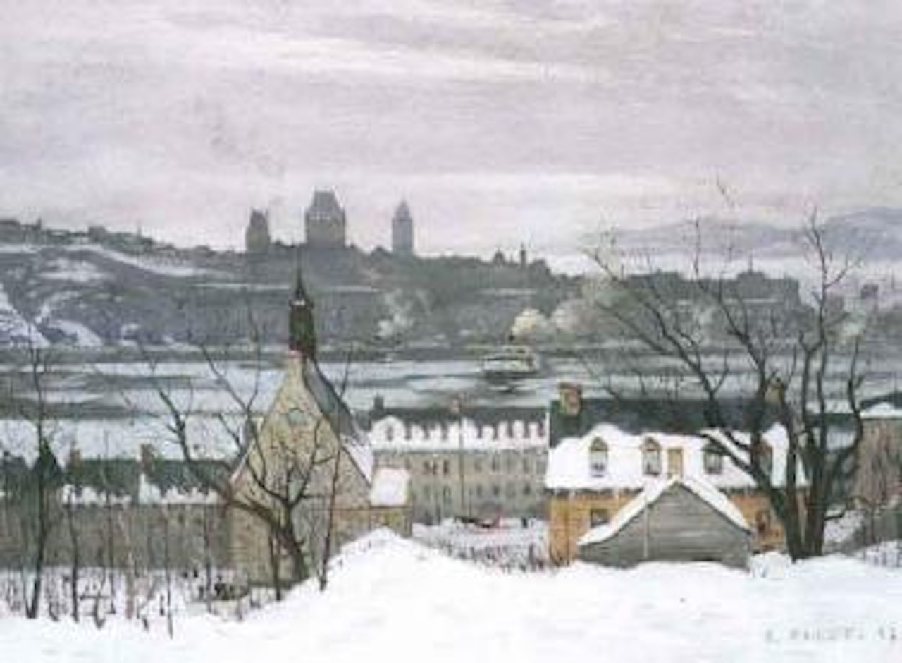 View of Quebec from Levis by Robert Pilot