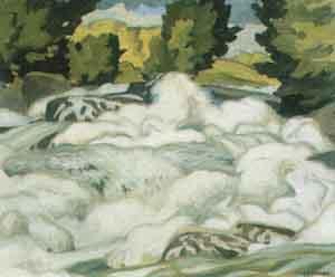 Buttermilk Falls, Haliburton by Alfred Joseph Casson