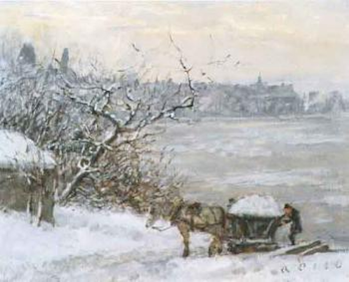 Snow cart, Levis, PQ by Robert Pilot