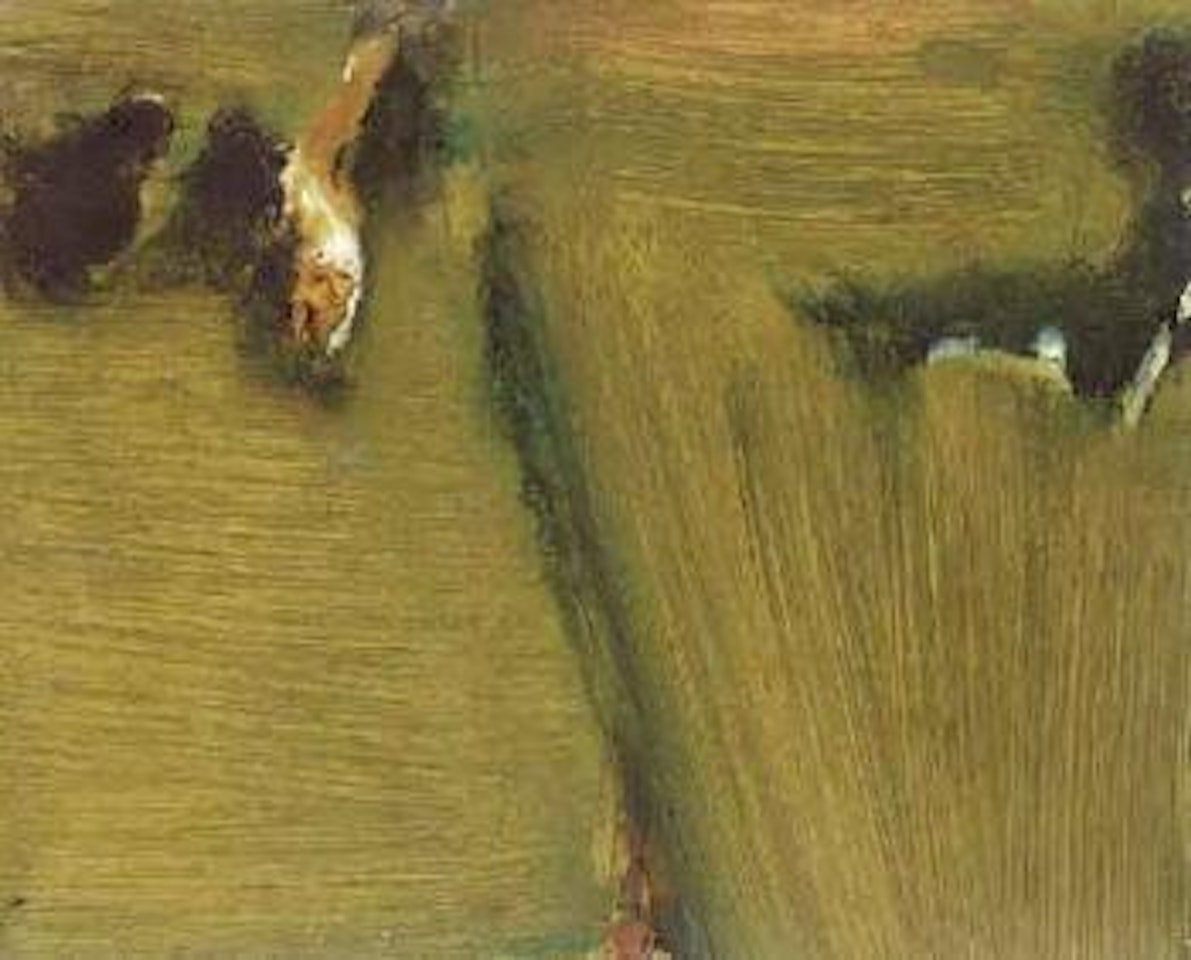 Automne ocre vert by Olivier Debre