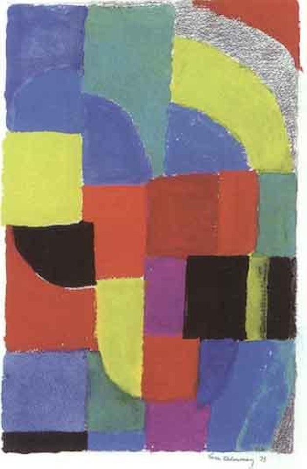 Gouache 1897 by Sonia Delaunay