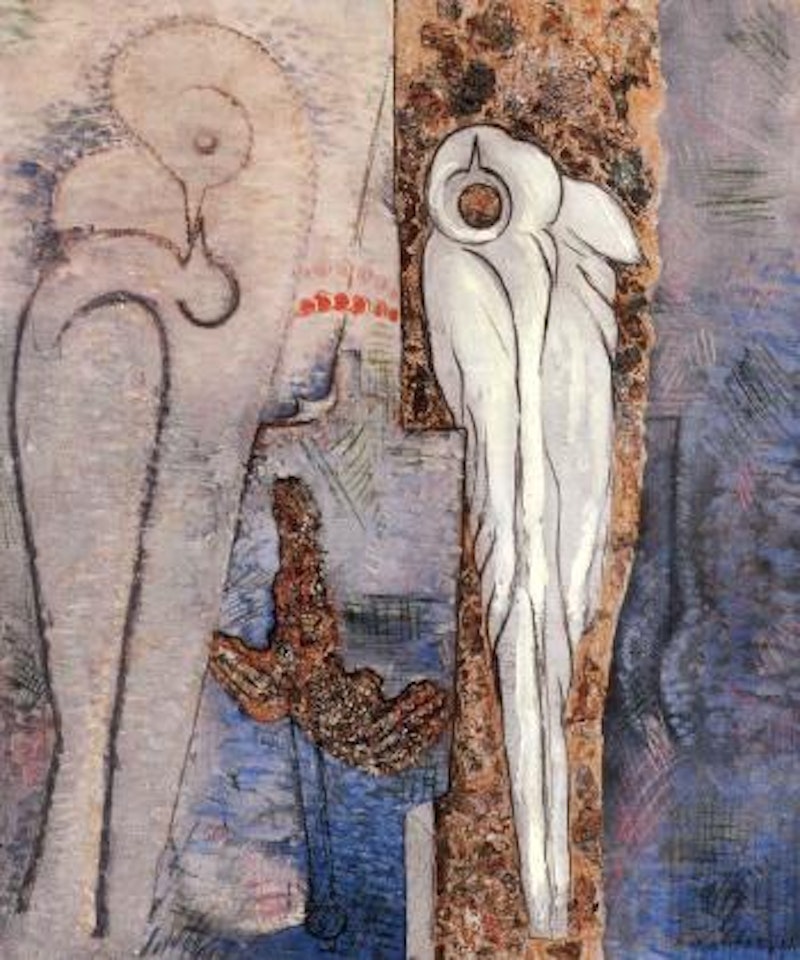Colombes s'enfermant das leurs ailes by Max Ernst