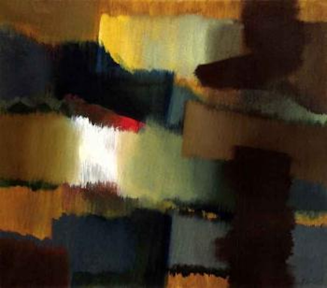 Composition in red by Fritz Winter