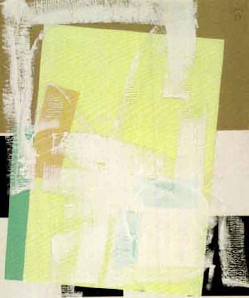 Large coloured collage by Imi Knoebel