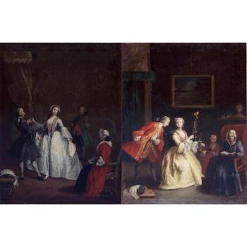 La Lezione di ballo. La dichiarazione by Pietro Longhi