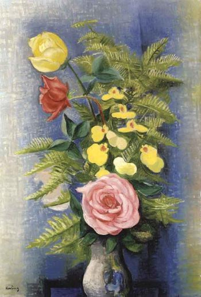 Vase de fleurs by Moïse Kisling