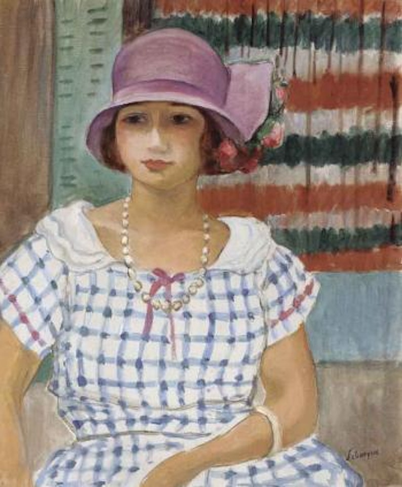 Nono au chapeau rose by Henri Lebasque