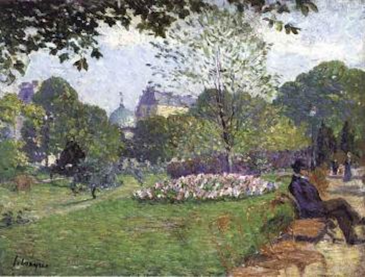 Parc de Saint-Cloud by Henri Lebasque