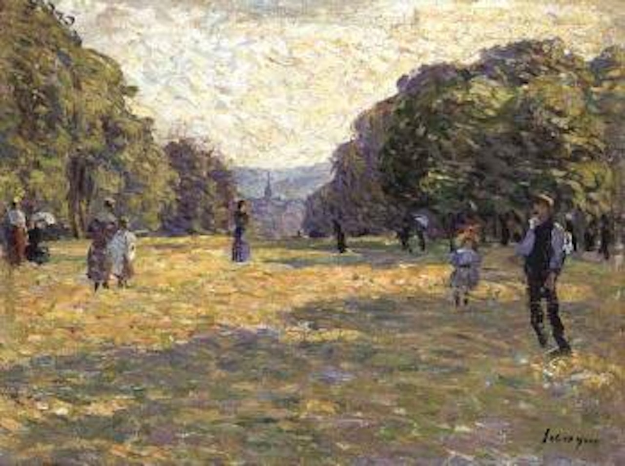 Parc Monceau by Henri Lebasque