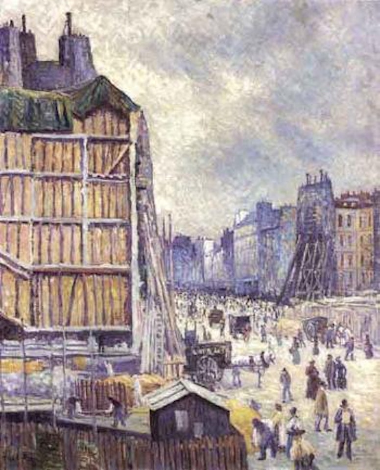 Rue Reaumur by Maximilien Luce
