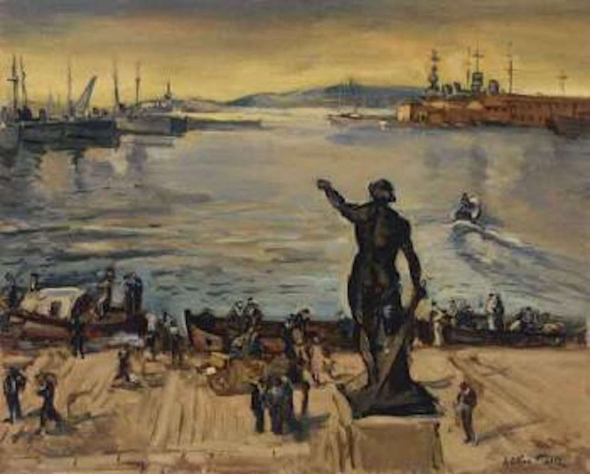 Port de Toulon by Othon Friesz