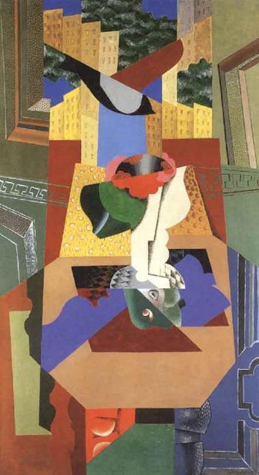 Vase au camelia et a l'oiseau by Leopold Survage